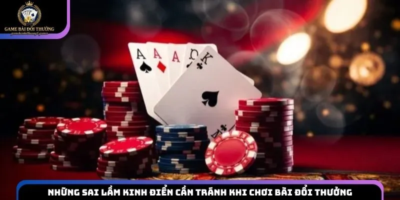 Những sai lầm kinh điển cần tránh khi chơi bài đổi thưởng